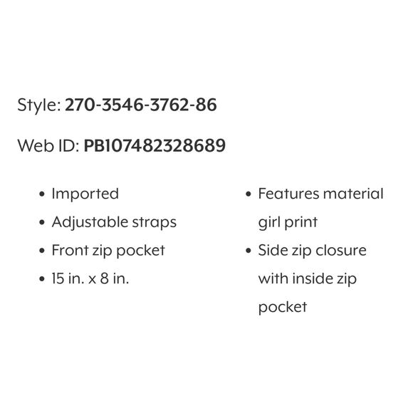 Juicy Couture Logo Material Girl Sling Bag- Powder Blush - Picture 11 of 11